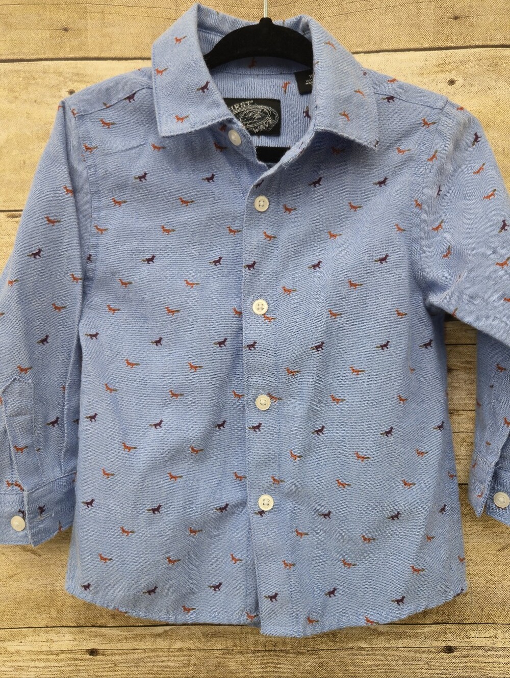 First Wave Boys Button Down Foxes